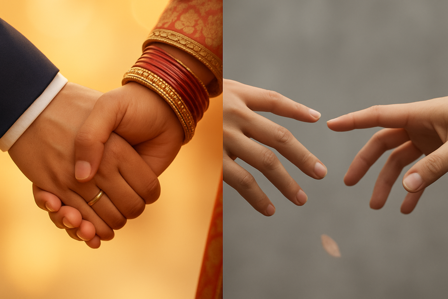 শুধু হাতটা ধরতে হয়